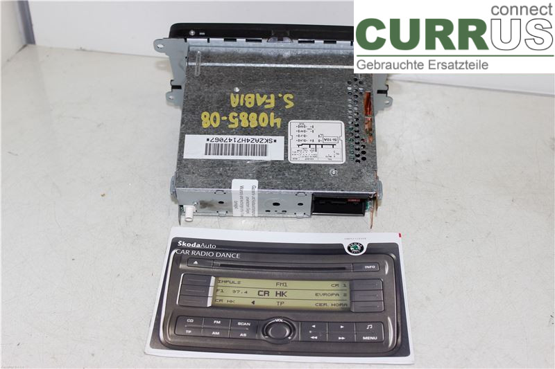 SKODA FABIA         07-14 Radio CD /Multimediapanel 5J00351161A 1.6