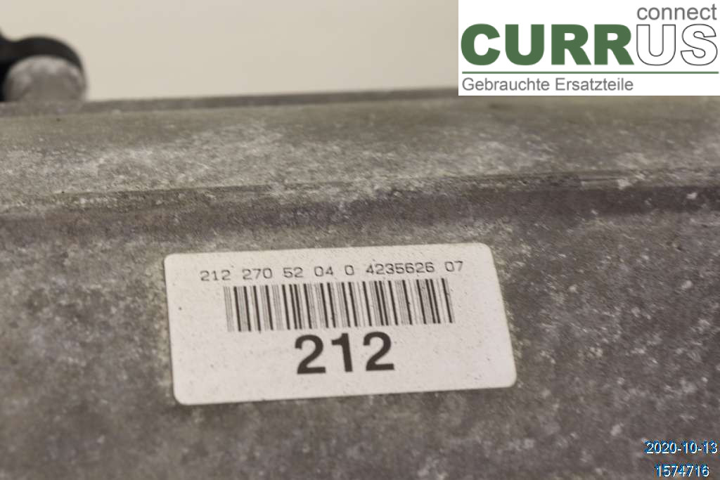 MB E-KLASS (W212) 09-16 Gearbox (Automatic) A2122707503 220CDI