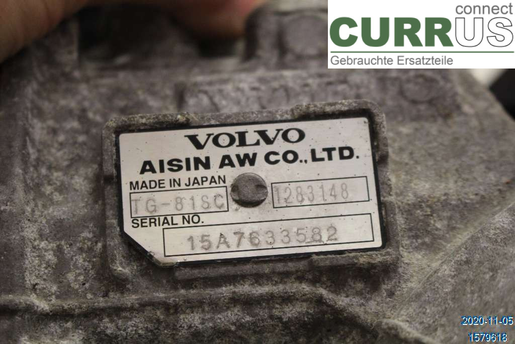 VOLVO V40  CROSS COUNTRY 13-19 Gearbox (Automatic) 36050696 D4 2,0
