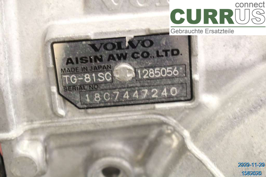 VOLVO V60 CROSS COUNTRY  16-18 Gearbox (Automatic) 36050761 D4 2.0 D4204T14