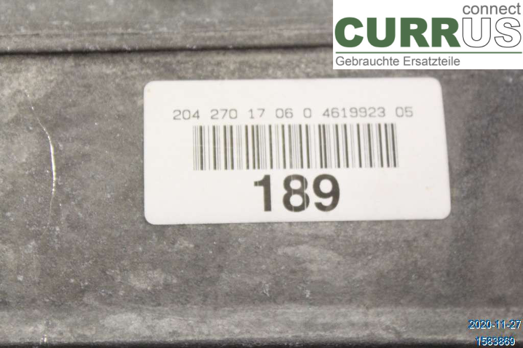 MB C (204)   07-15 Gearbox (Automatic) A2042701806 180 CGI