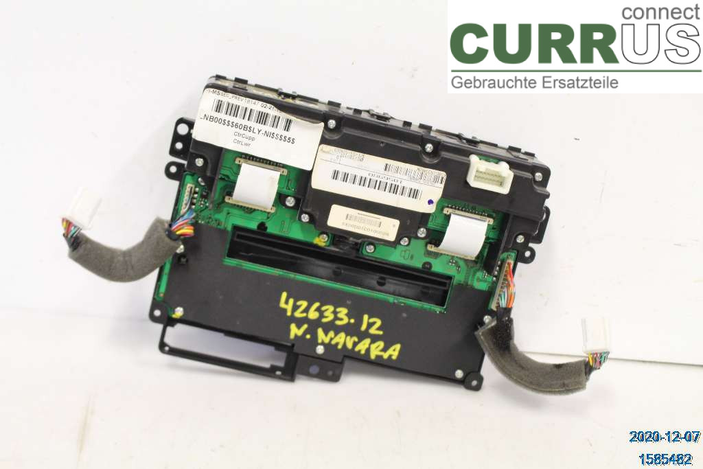 NISSAN NAVARA    05- Radio CD /Multimediapanel 283955X00D 3,0DCI