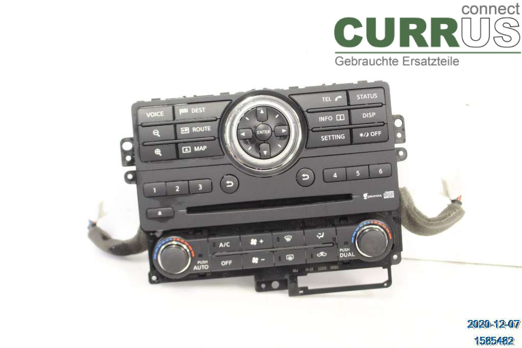 NISSAN NAVARA    05- Radio CD /Multimediapanel 283955X00D 3,0DCI