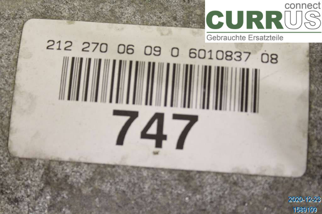 MB E-KLASS (W212) 09-16 Gearbox (Automatic) A2122701609 350 BlueTEC