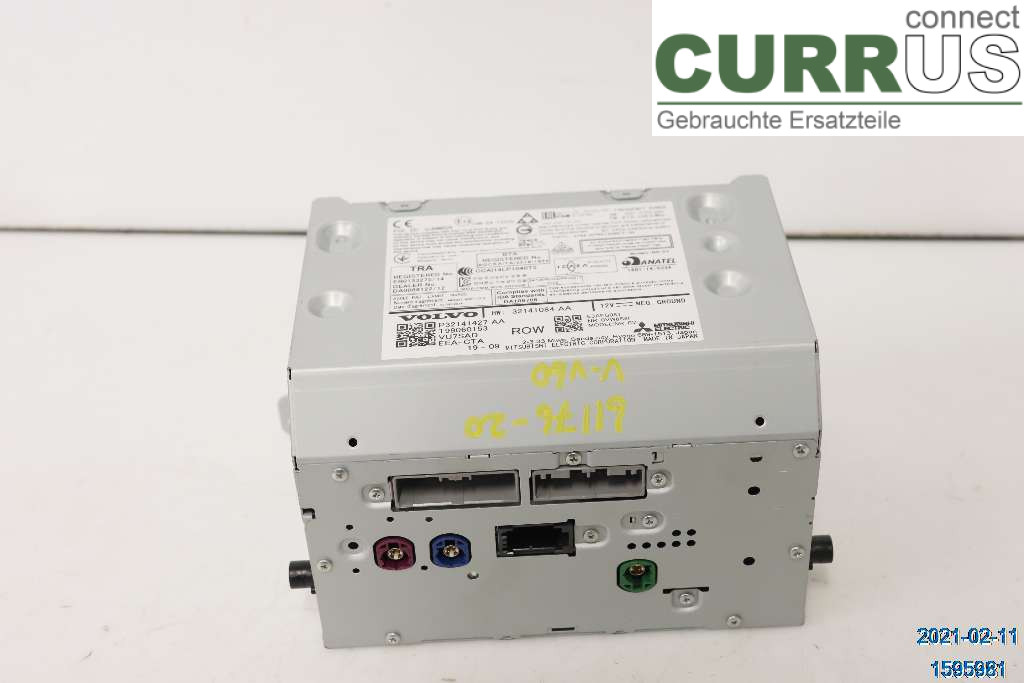 VOLVO V60  19- Radio CD / Multimedia panel 36011649 D3 2,0