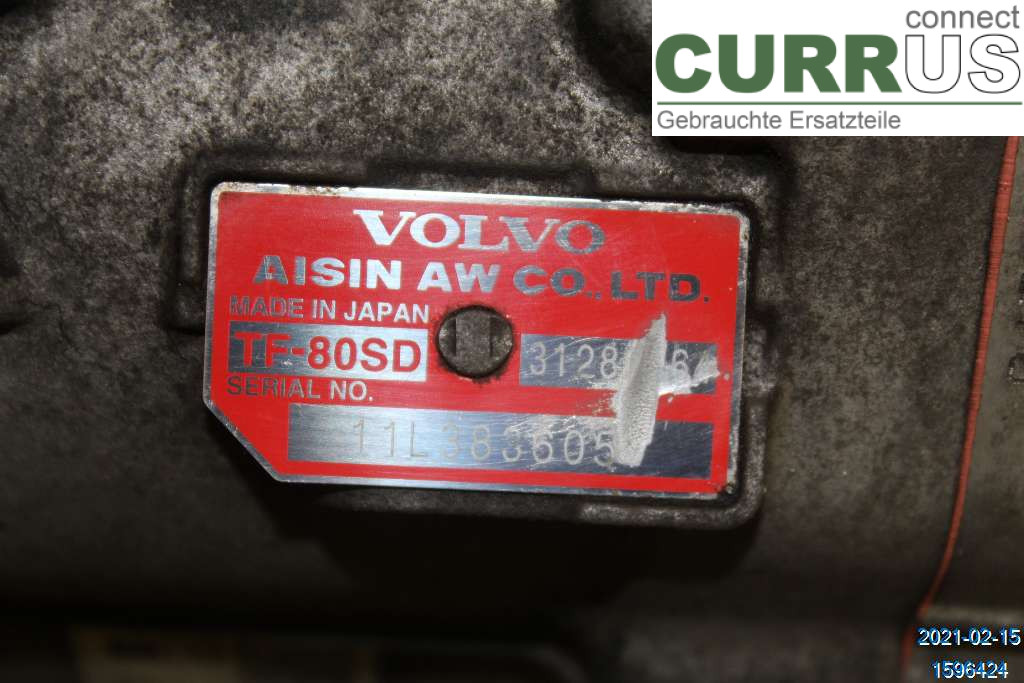 VOLVO V70      08-13 Gearbox (Automatic) 36051015 D3 2.0