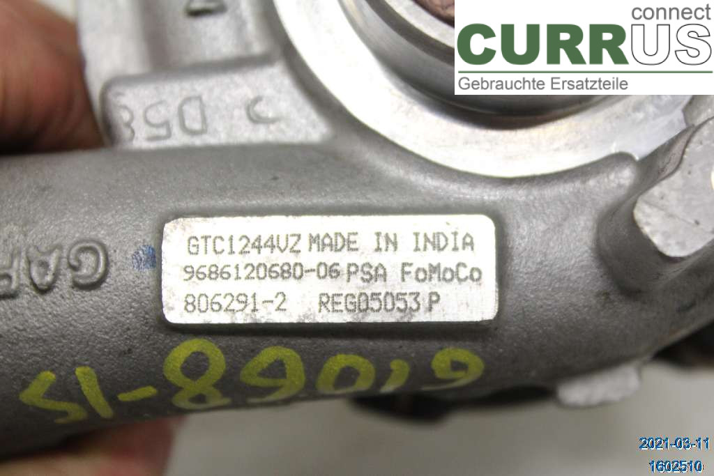 VOLVO V40  12-19 Turbo charger 36010147 D2 1.6 MK1