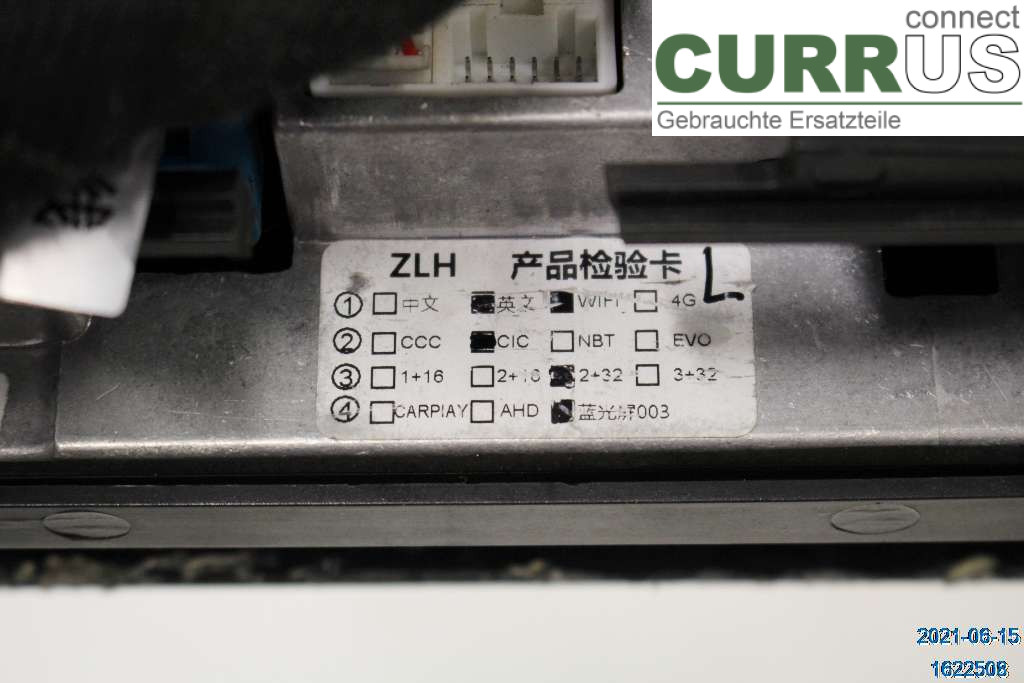BMW 3 E90/91 SED/TOU 05-12 Radio CD /Multimediapanel  320d