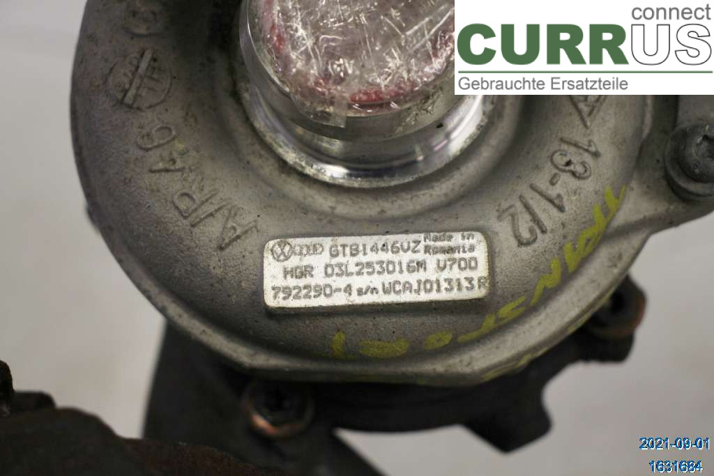 VW TRANSP/CARAVELLE 04-15 Turbo charger 03L253016MX 2,0TDI