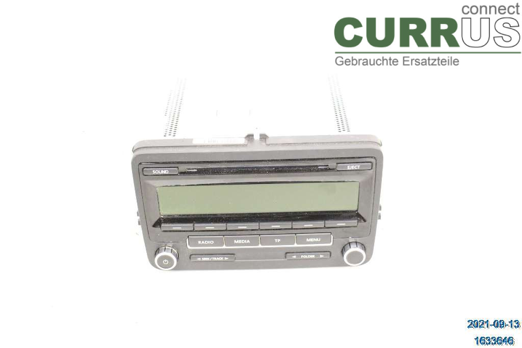 VW PASSAT  11-14 Radio-CD-/Multimedia-Panel 1K0035186AN 2,0