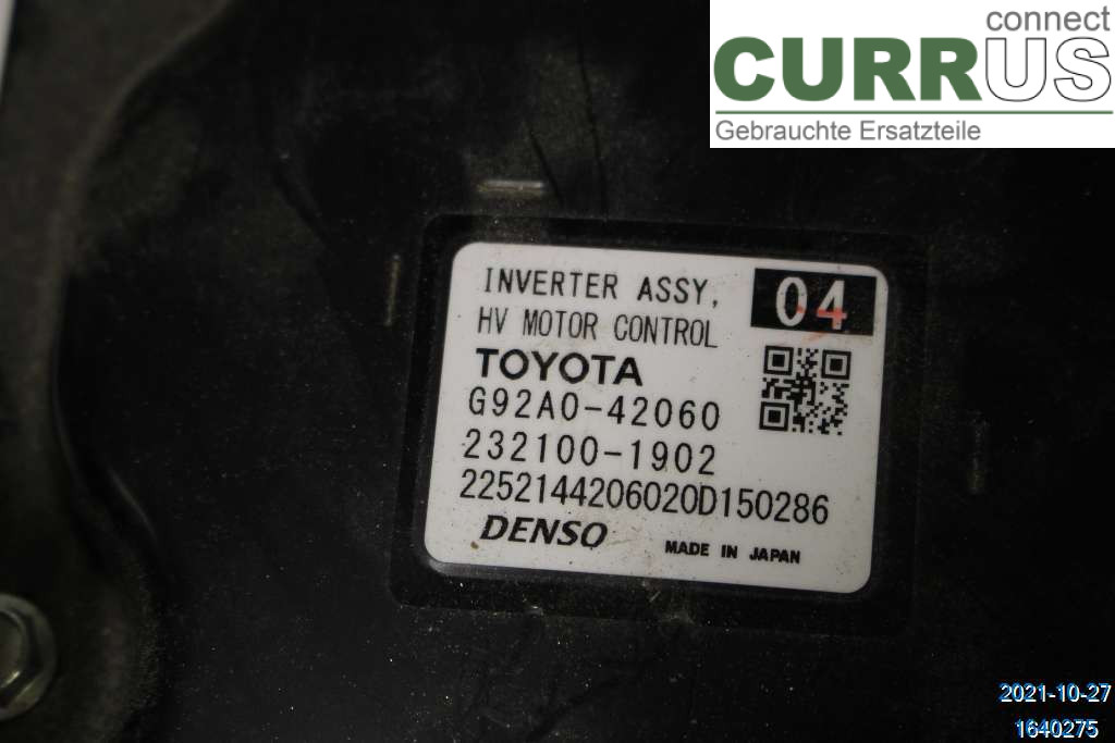 TOYOTA RAV4  19- Converter / inverter - electric G92A0-42070 2,5 Hybrid