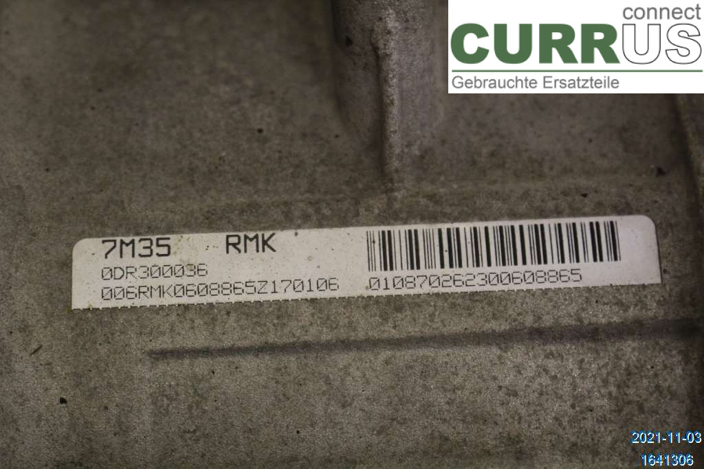 VW AMAROK  10-22 Gearbox (Automatic) 0DR300036X 3,0 TDI