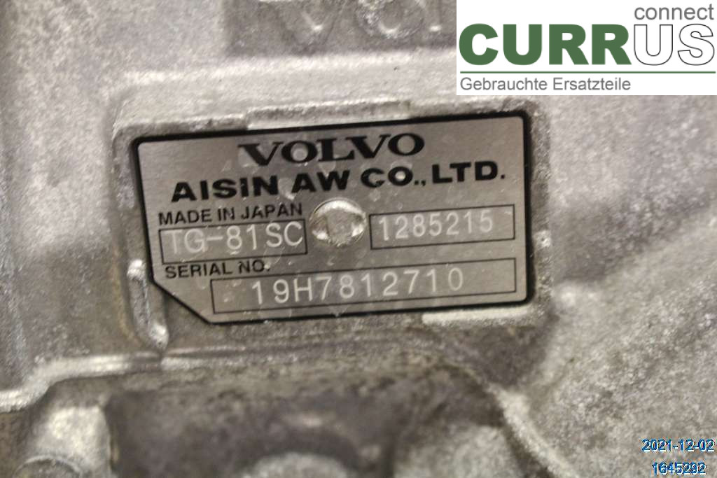 VOLVO V90  17- Gearbox (Automatic) 36012689 D4 2,0 D4204T14