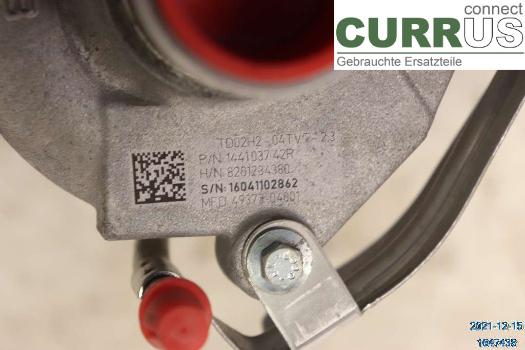 DACIA SANDERO STEPWAY  13-20 Turbo charger 144102069R 0.9 tce