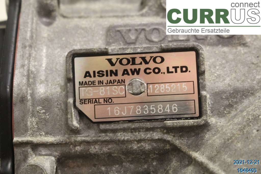 VOLVO V90  17- Gearkasse Automatisk 36012689 D3 2,0