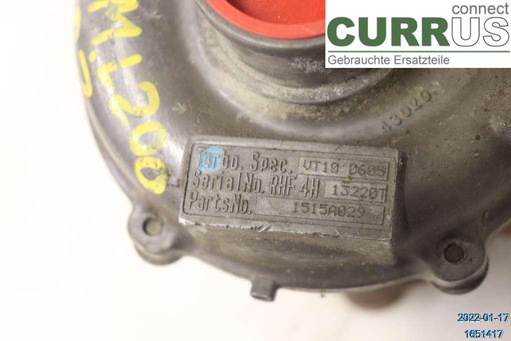 MITSUBISHI L200   06-15 Turbolader 1515A029 4D56 2,5DI-D