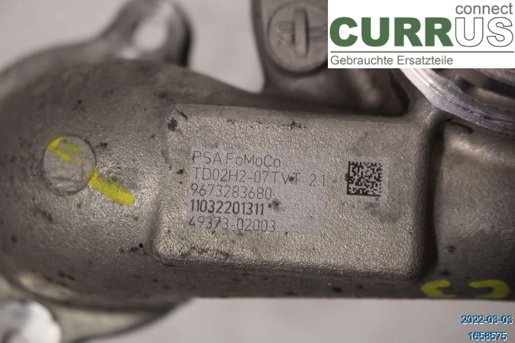 CITROEN C3    10-17 Turbolader 0375R0 1,4 HDI