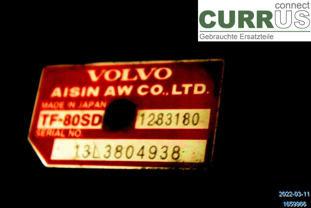 VOLVO V40  CROSS COUNTRY 13-19 Automatisk växellåda 36002916 2.0