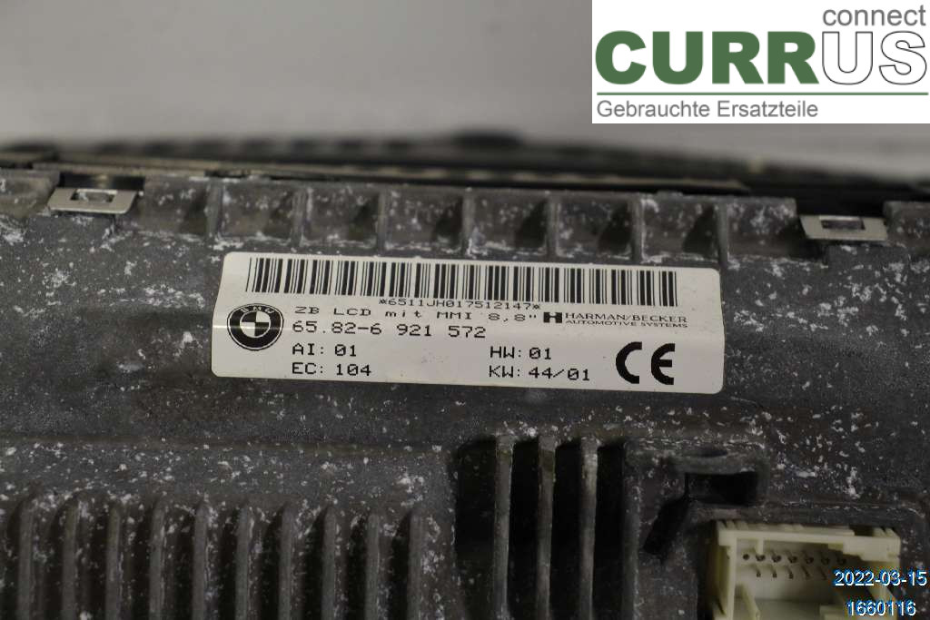 BMW 7 E65/66    00-08 Control display 65826929507 V8 4.4