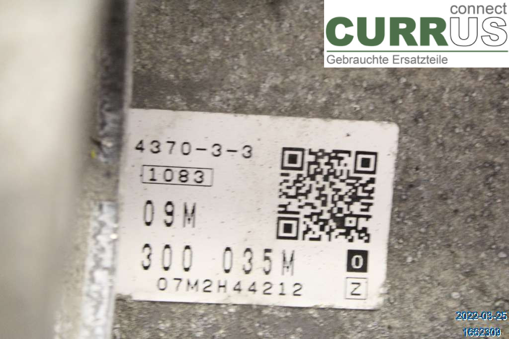 VW TIGUAN 07-16 Gearbox (Automatic) 09M300035MX 2,0 TDI CBAB