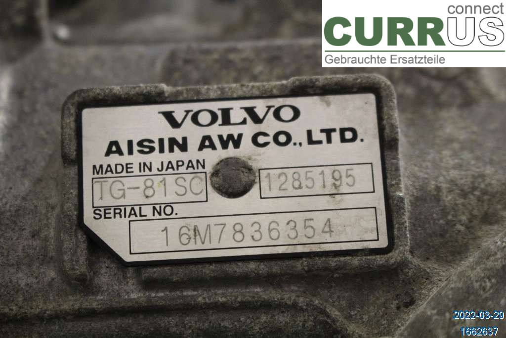 VOLVO V90 CROSS COUNTRY 17- Gearbox (Automatic) 36012686 D5 2,0