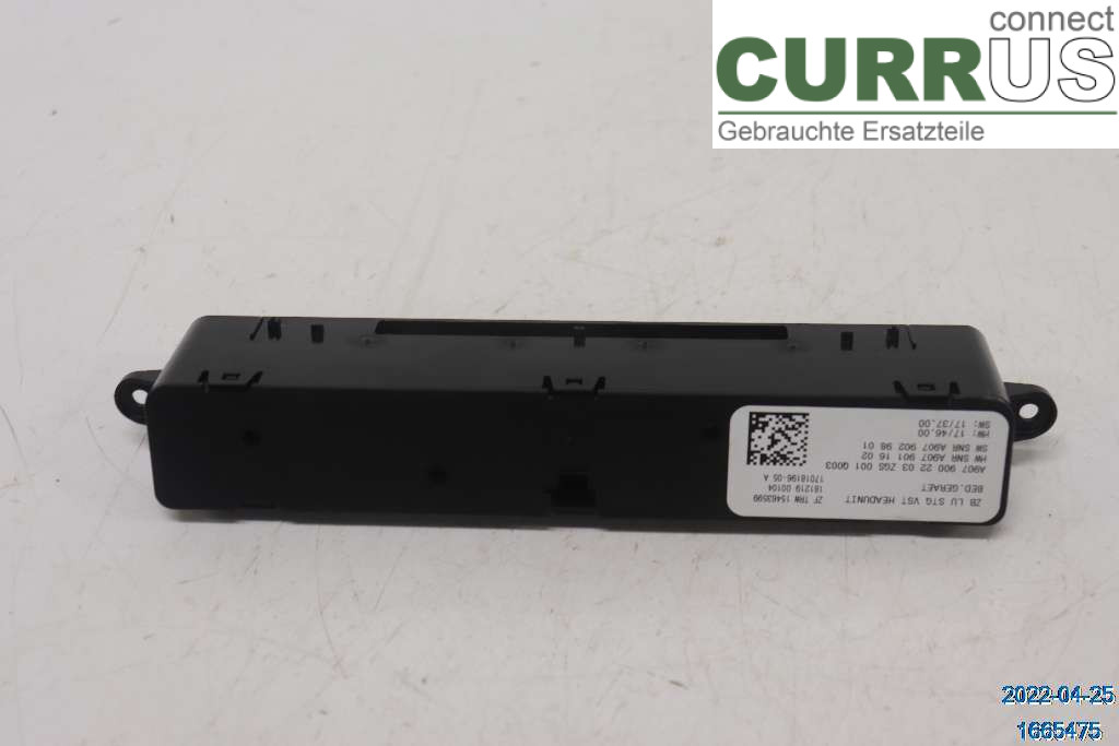 MB SPRINTER (W907/910) 19- Radio CD / Multimedia panel A9079002203 2.1 CDI