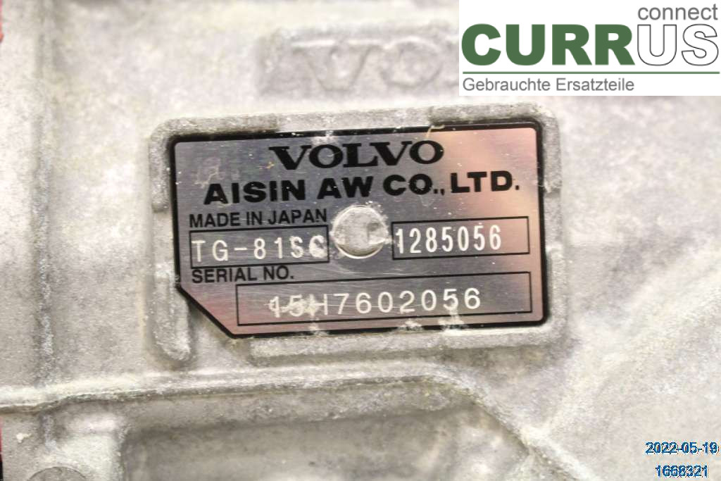 VOLVO V60 CROSS COUNTRY  16-18 Boîte automatique 36050761 D4 2.0