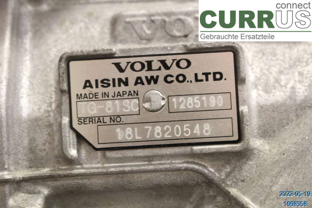 VOLVO V90  17- Boîte automatique 36050864 D4 2,0