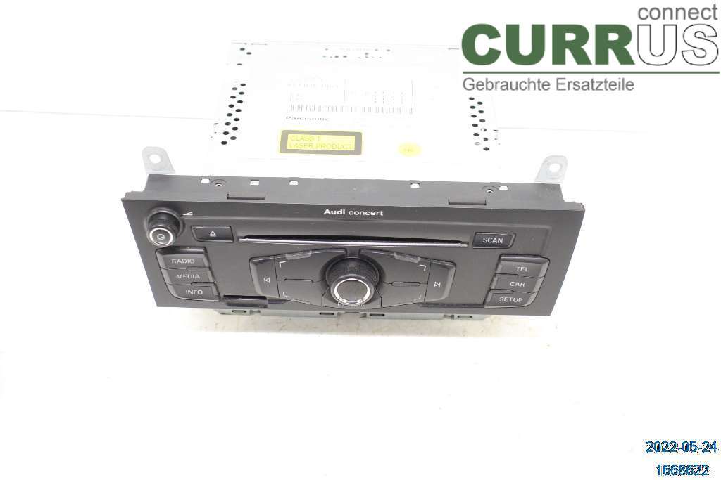 AUDI A5  07-16 Radio CD / Multimedia panel 8T1057186PX 1,8 TFSI CABD