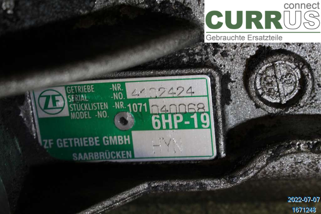 AUDI A6/S6     05-11 Gearbox (Automatic) 09L300038SX 2.7 TDI