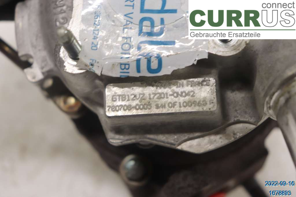 TOYOTA AURIS    10-12 Turbo charger 172010N042 1.4