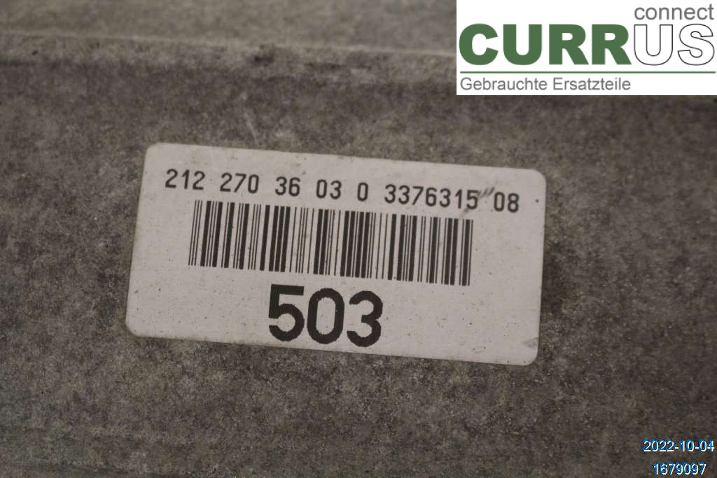 MB E-KLASS (W212) 09-16 Gearbox (Automatic) A2212700704 350 CDI V6