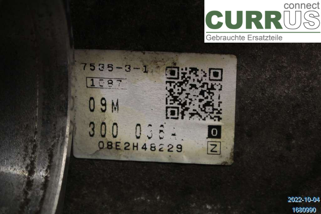 VW TIGUAN 07-16 Boîte automatique 09M300036QX 2,0 TSI