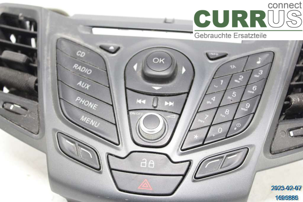 FORD FIESTA  13-17 Radio CD / Multimedia panel 1787171 1,6 TDCI T3JA