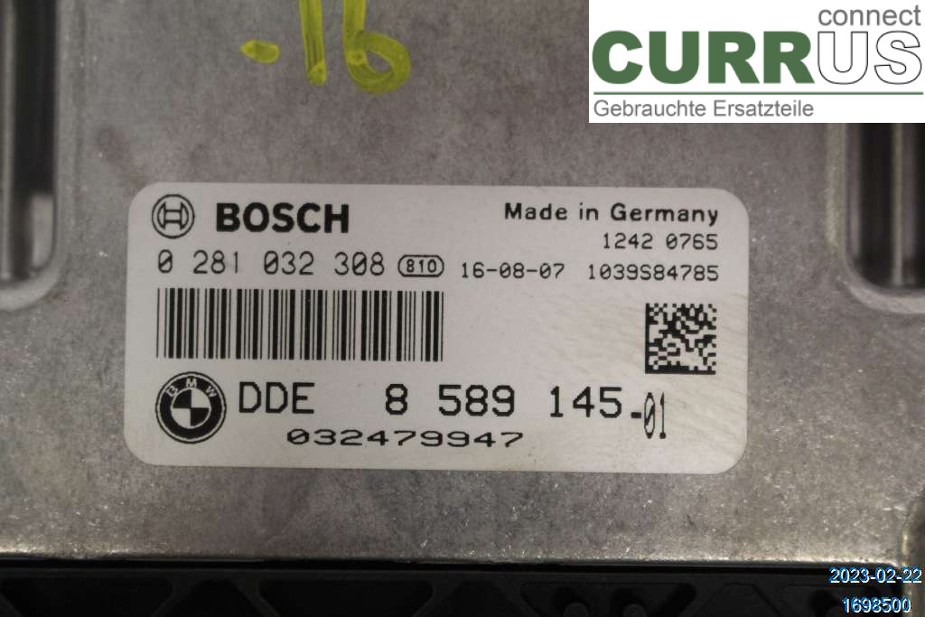 BMW 3 F30/F31/F80 12-19 Engine Control Unit Diesel (ECU) 13618473185