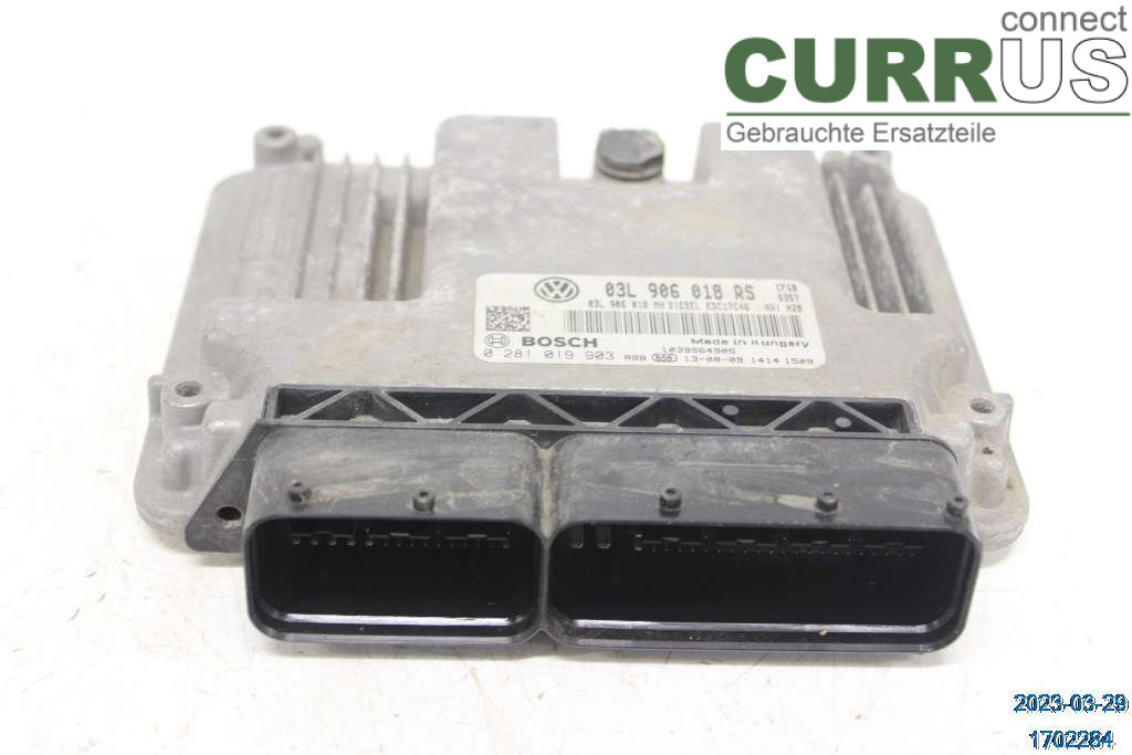 SKODA SUPERB      09-15 Motorstyringsenhed Diesel (ECU) 03L906018RS 2.0 TDI