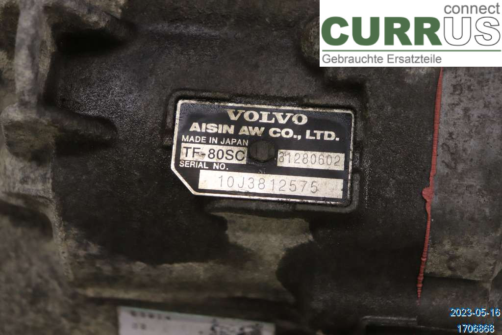 VOLVO XC60  09-13 Gearbox (Automatic) 36050943 D5 2,4 MK1