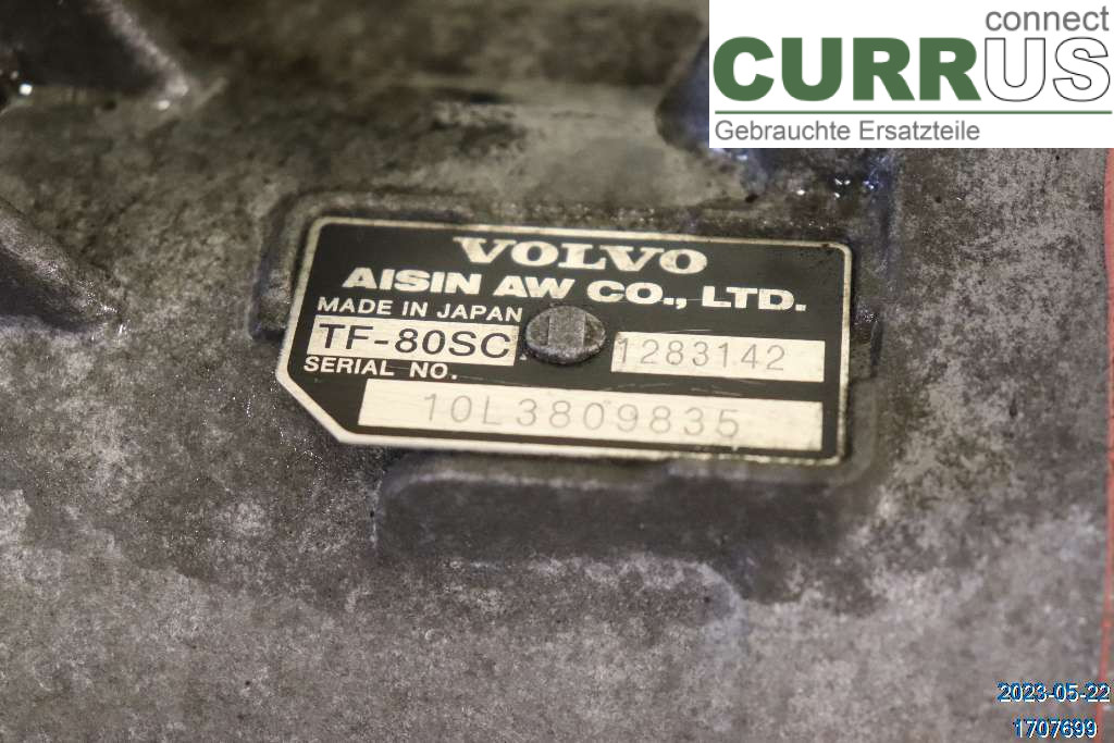 VOLVO V60  11-13 Gearbox (Automatic) 36050937 D3 2,0 D5204T2
