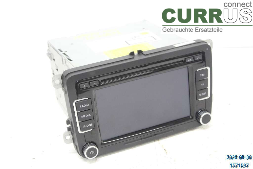 VW PASSAT  11-14 Radio-CD-/Multimedia-Panel 3C8057190C CFGC 2,0 TDI