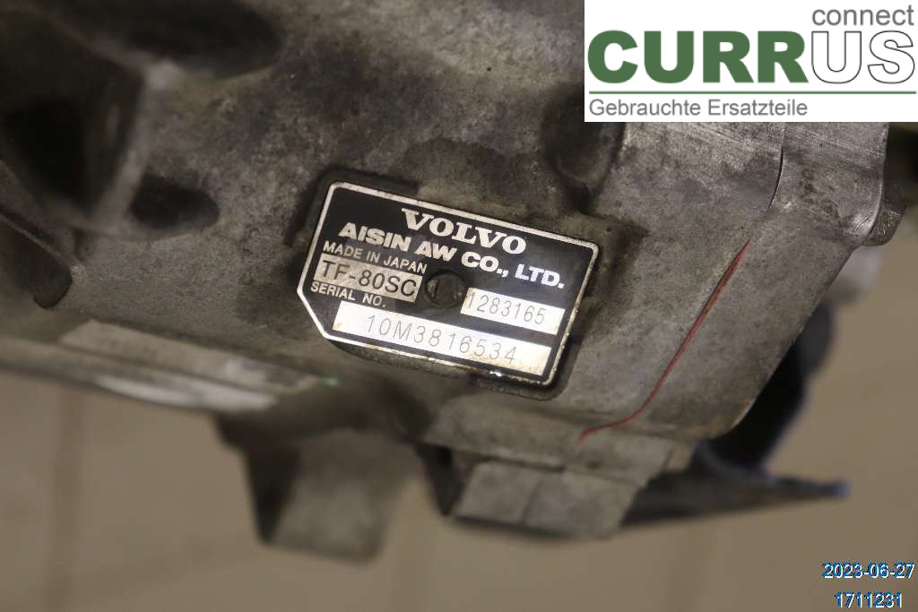 VOLVO XC60  09-13 Gearbox (Automatic) 36050943 D3 2,4 MK1