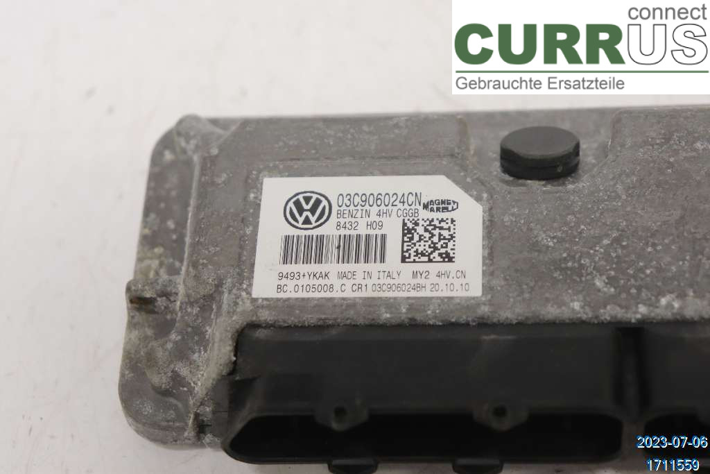 VW POLO       10-17 Motorstyringsenhed Diesel (ECU) 03C906024CN 1.4