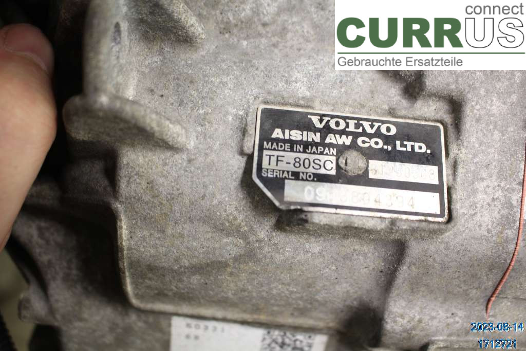 VOLVO V70      08-13 Gearbox (Automatic) 36050882 D5244T14