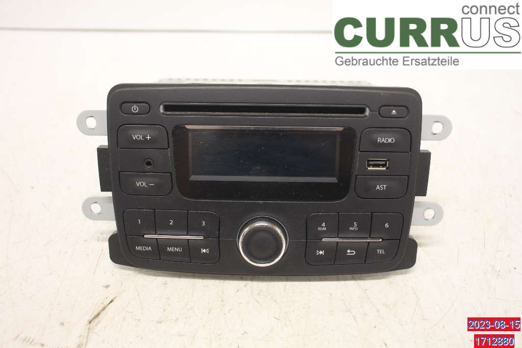 DACIA LOGAN MCV/STEPWAY Radio CD / Multimedia panel 280213803R 0,9 TCE MCV