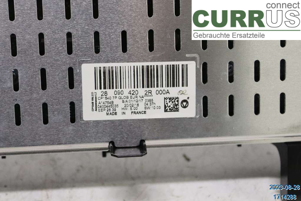 RENAULT TALISMAN  16-20 car-part-types.display 280909445R 1,5 DCI K9K-648