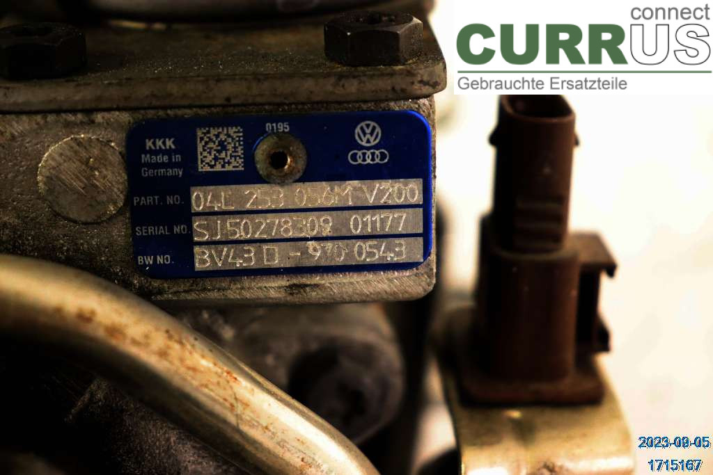 VW TIGUAN 16-24 Turbo charger 04L253124AX 2.0 TDI
