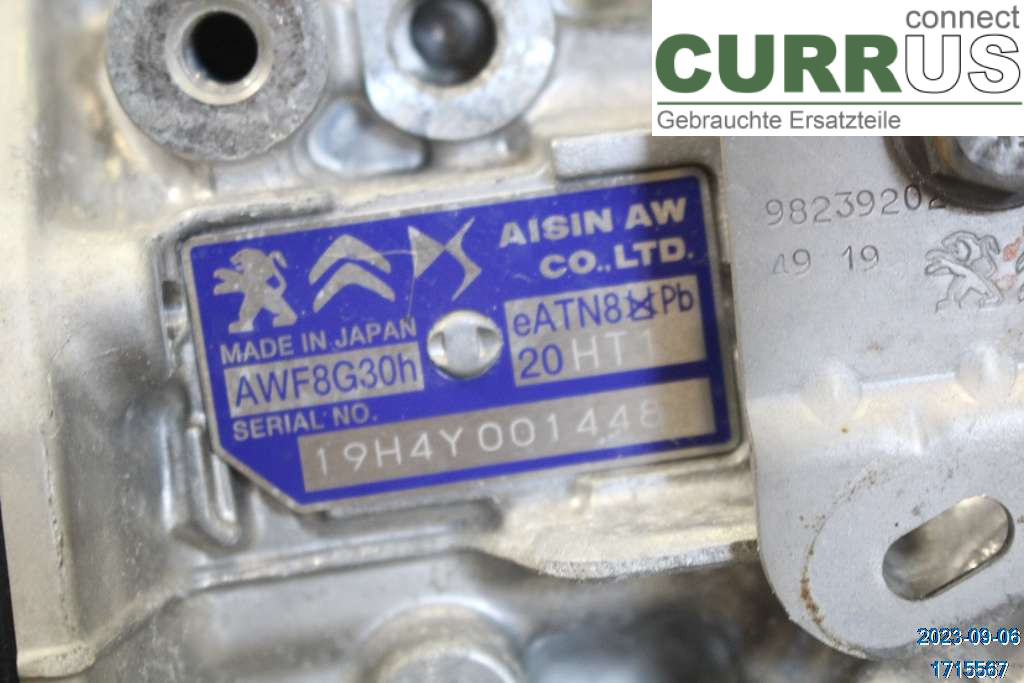 PEUGEOT 508  19- Gearbox (Automatic) 9840715080 SW 1,6 HYBRID