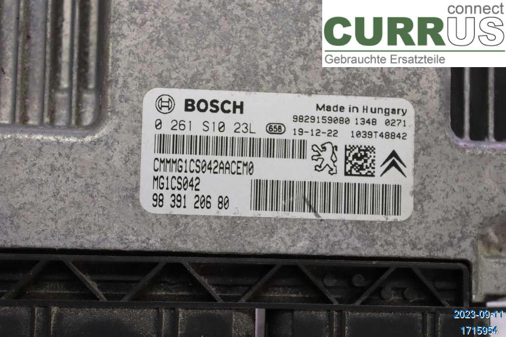 PEUGEOT 508  19- Engine Control Unit (ECU) 1675657580 SW 1,6 HYBRID