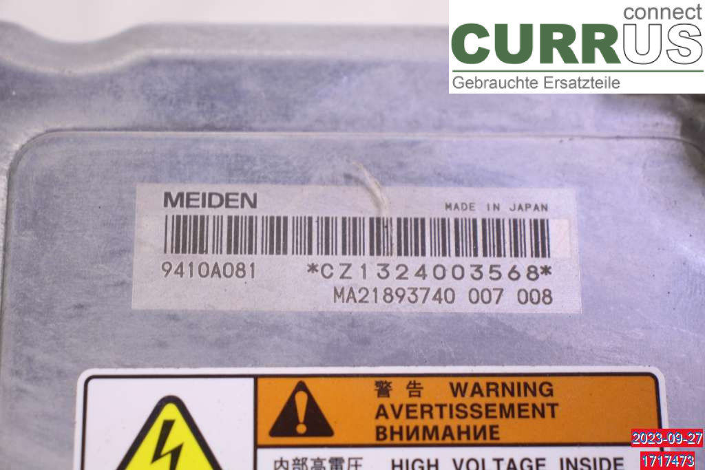 MITSUBISHI OUTLANDER 13- Converter / inverter - electric 9410A077 2.0