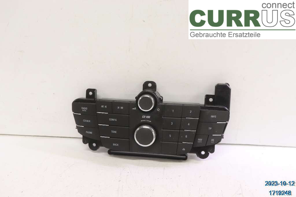 OPEL INSIGNIA  09-16 Radio CD / Multimedia panel P1781011 2,0 CDTI A20DT