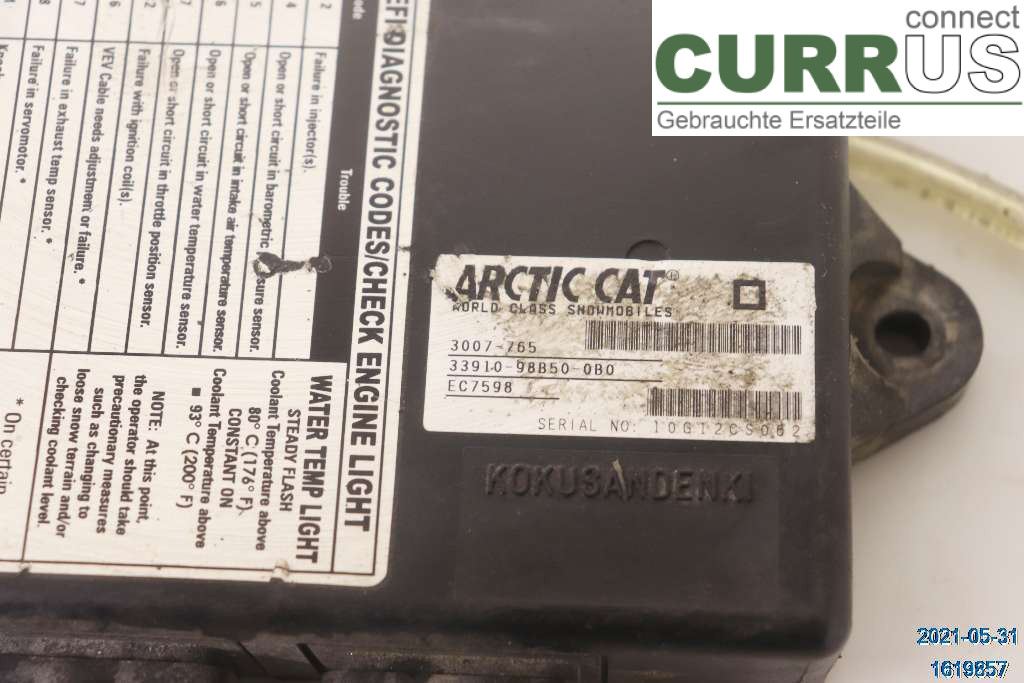 SNÖSKOTER ARTIC Engine Control Unit (ECU) 3007-765 CF800